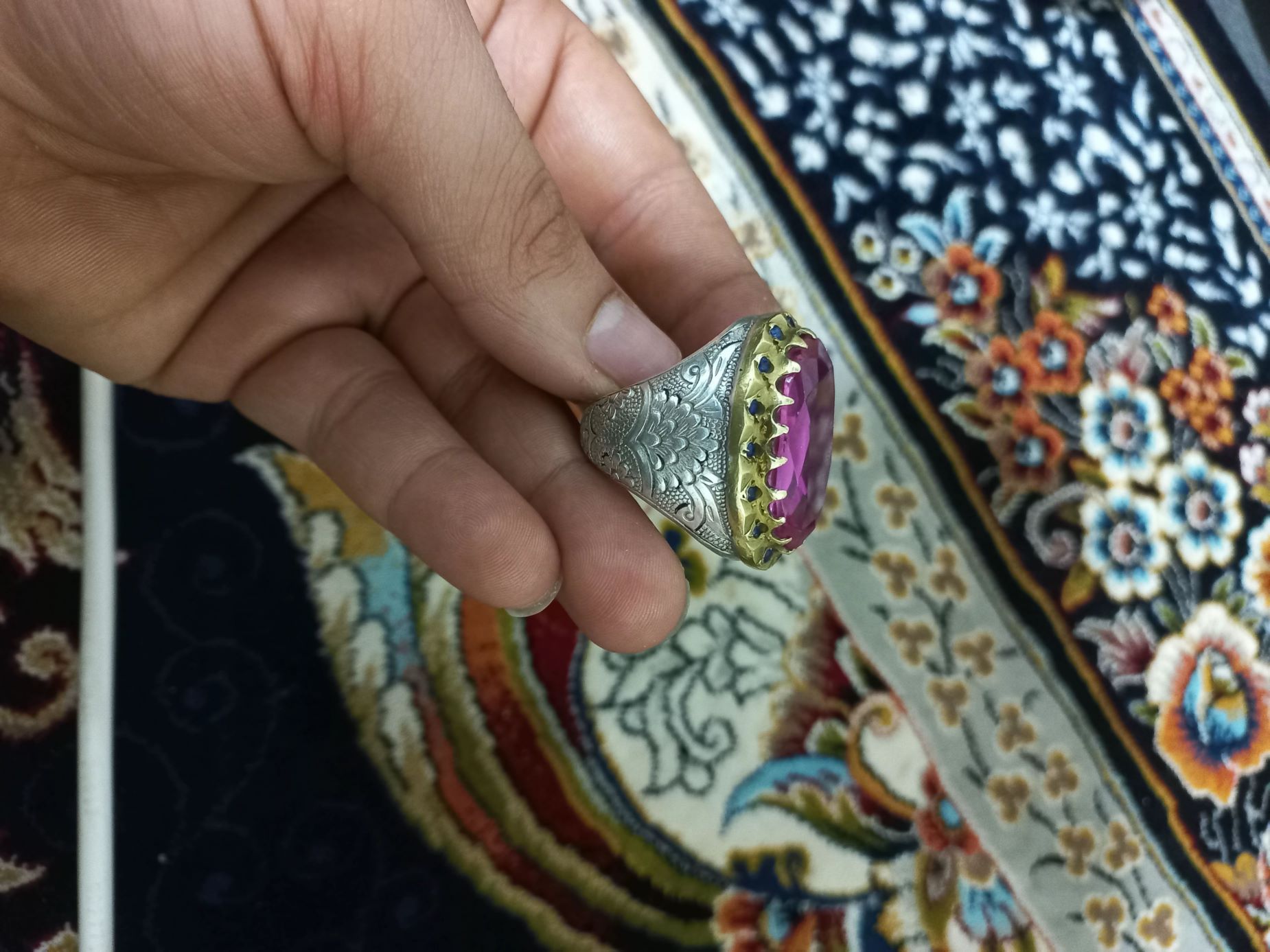 انگشتر نقره نفیس